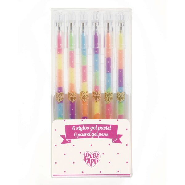 6 pastel gel pens 1 djeco lovely paper DD03758 1622046869 0