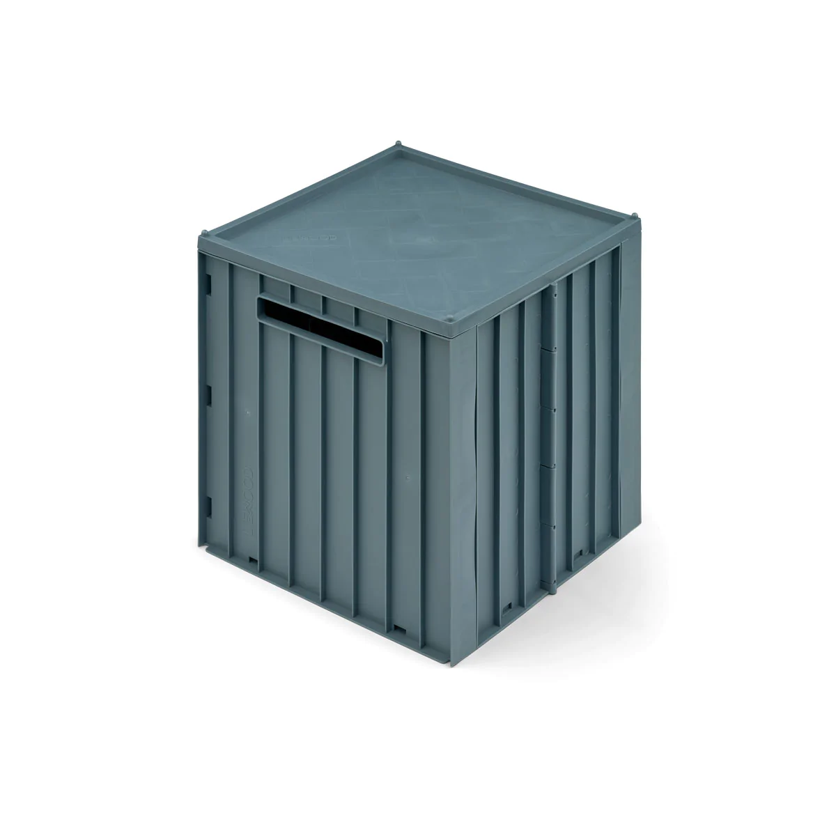 Elijah Storage Box W. Lid Storage LW15018 7130 Whale blue